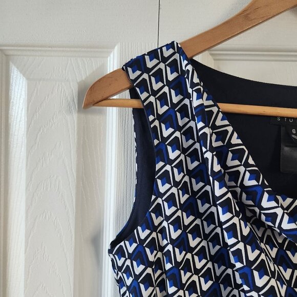 Enfocus Studio Sleeveless Draped Neck Mini Dress - Picture 5 of 9